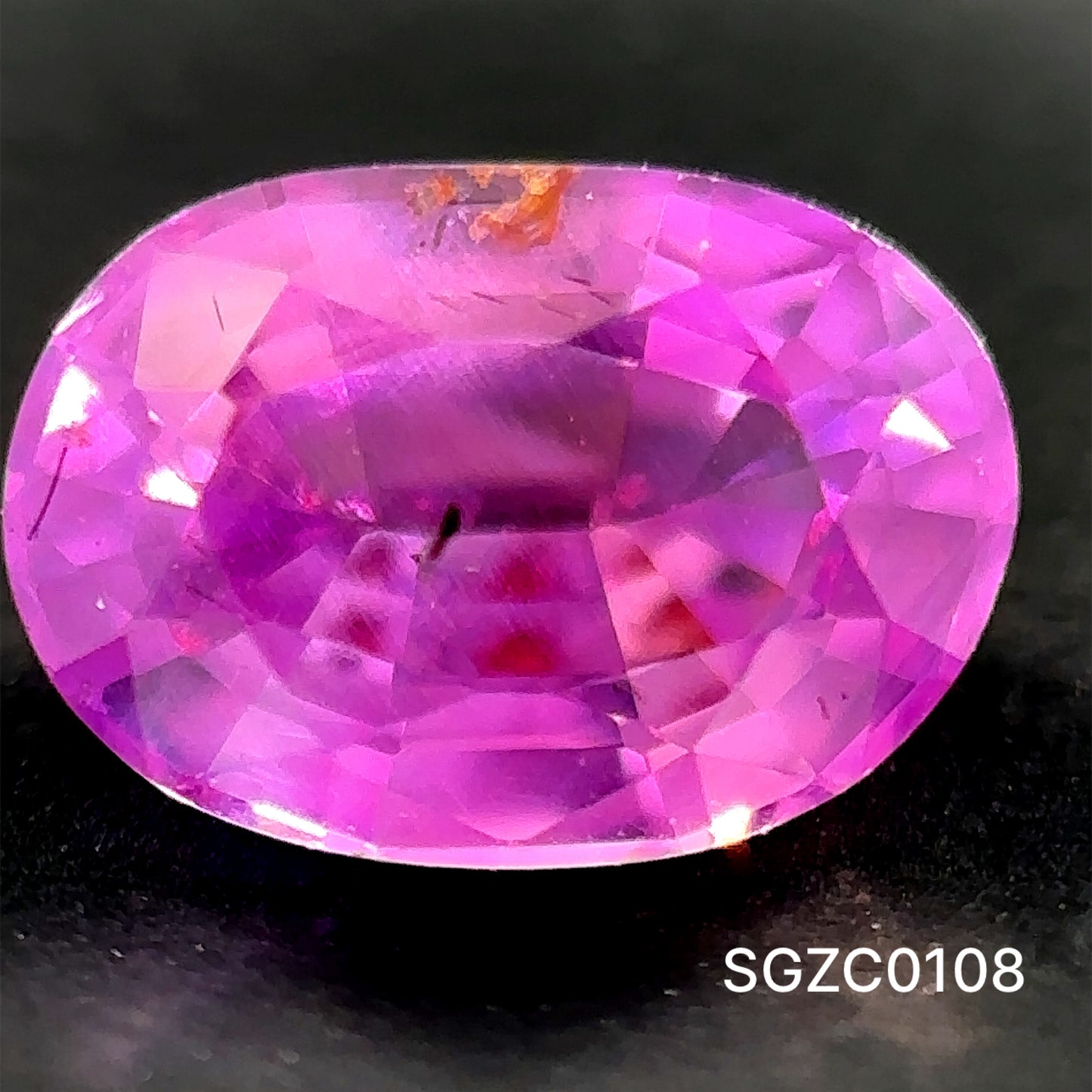 ZAFIRO CORTE OVAL 0.595 CTS