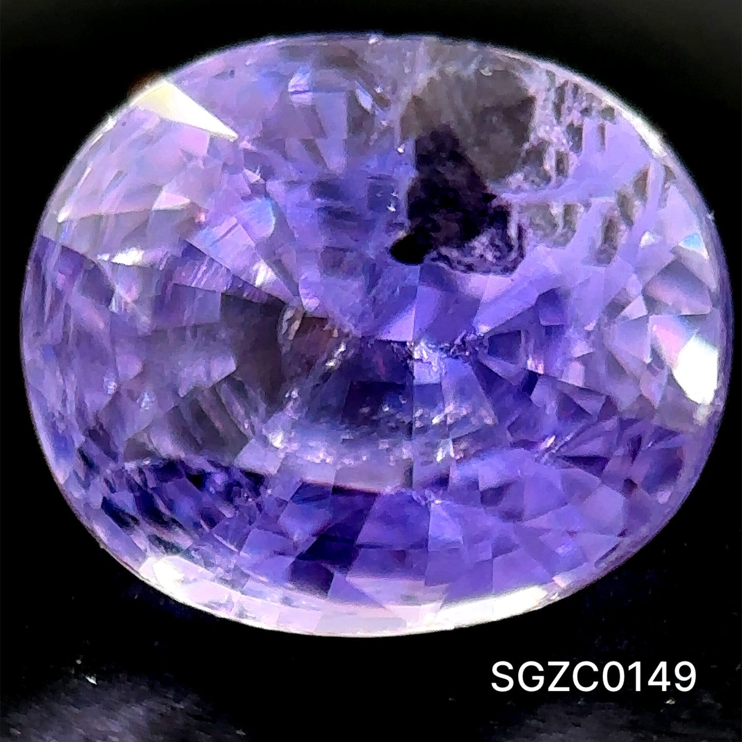 ZAFIRO CORTE OVAL 0.58 CTS