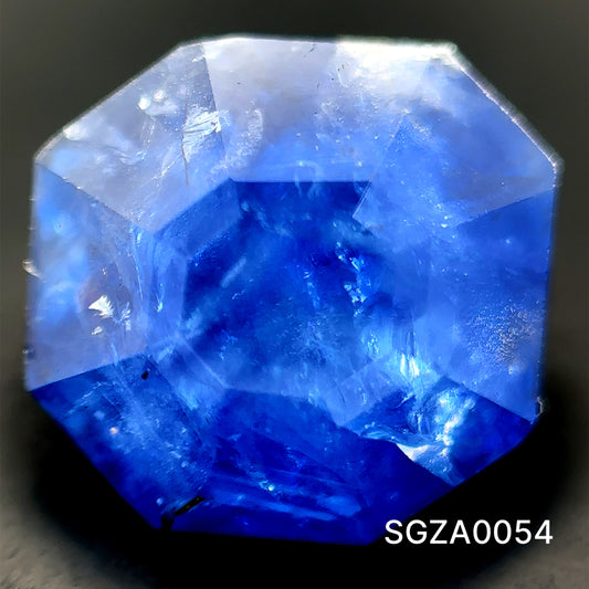 ZAFIRO CORTE OCTAGONAL 3.58 CTS