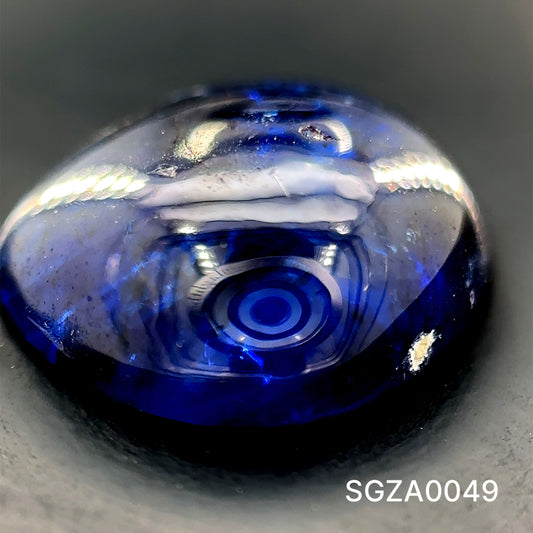 ZAFIRO CORTE PERA CABUCHON 3.435 CT