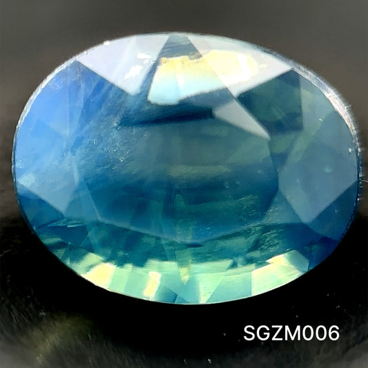 ZAFIRO CORTE OVAL 1.22 CTS