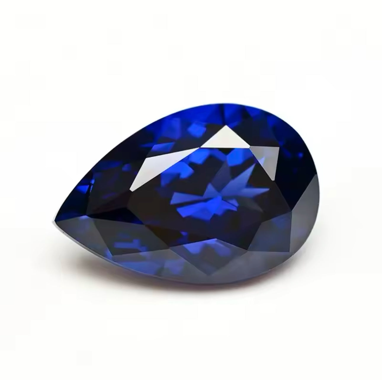 ZAFIRO LAB GROWN AGL CORTE PERA 0.98 CT