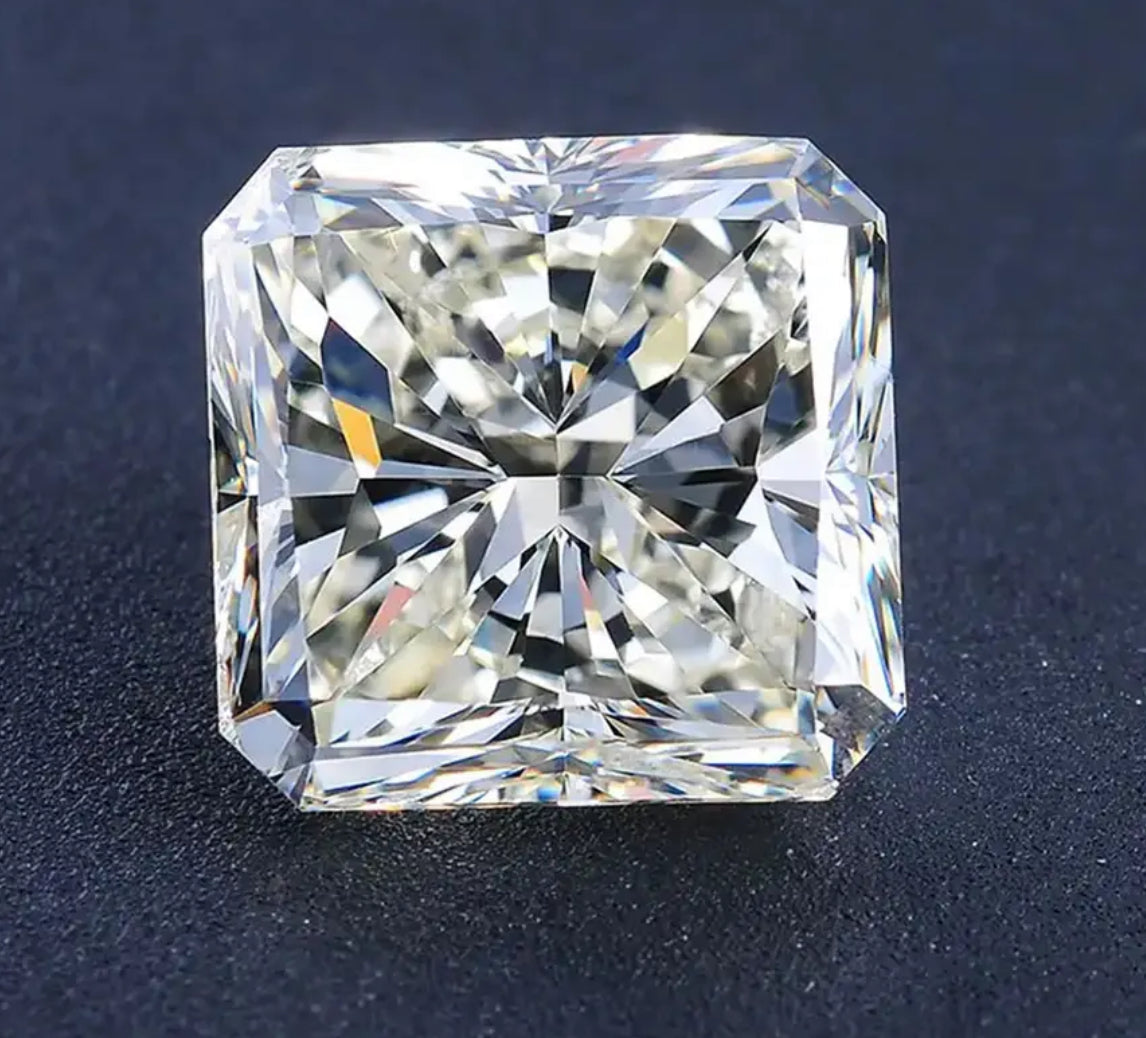 MOISSANITA CORTE ASSCHER 2CT