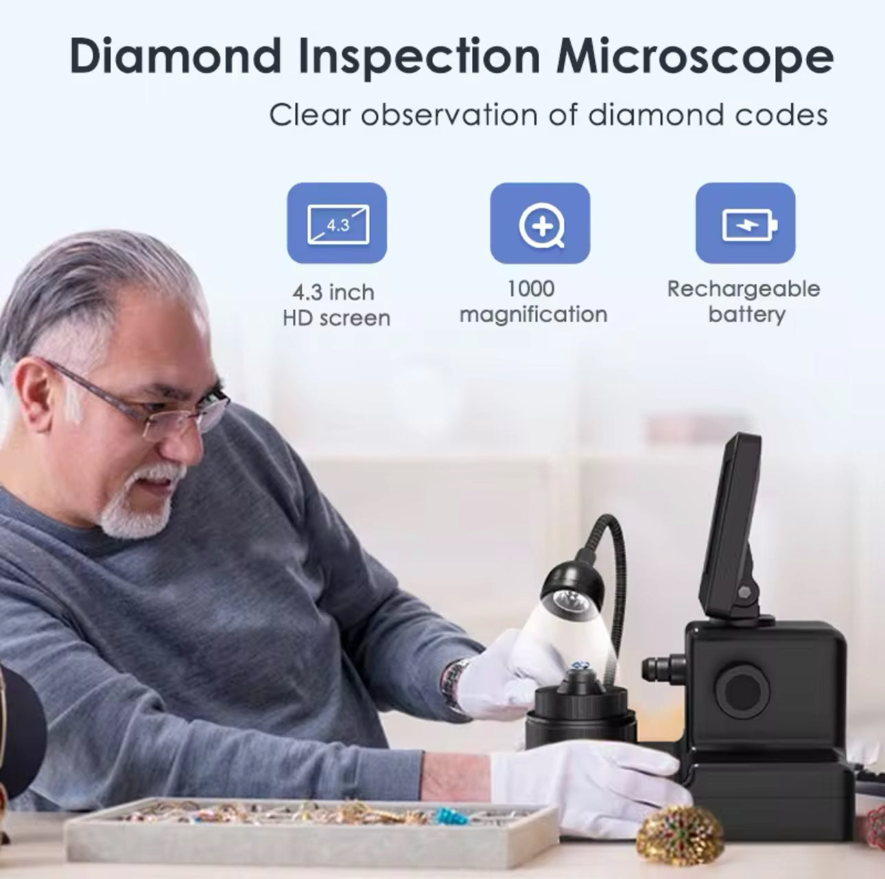 MICROSCOPIO ELECTRÓNICO PARA PRUEBAS DE CÓDIGO EN FILETÍN