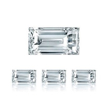 PAR DIAMANTES BAGUETTE 3 X 1.5 MM