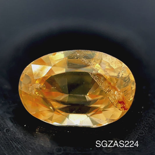 ZAFIRO CORTE OVAL 1.16 CT