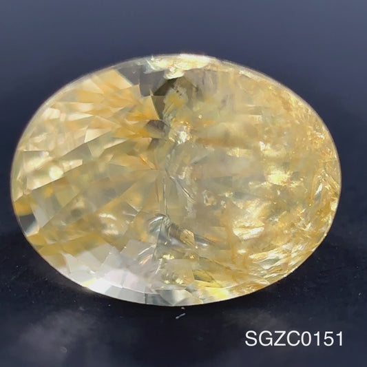 ZAFIRO CORTE OVAL 1.425 CTS