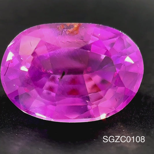 ZAFIRO CORTE OVAL 0.595 CTS